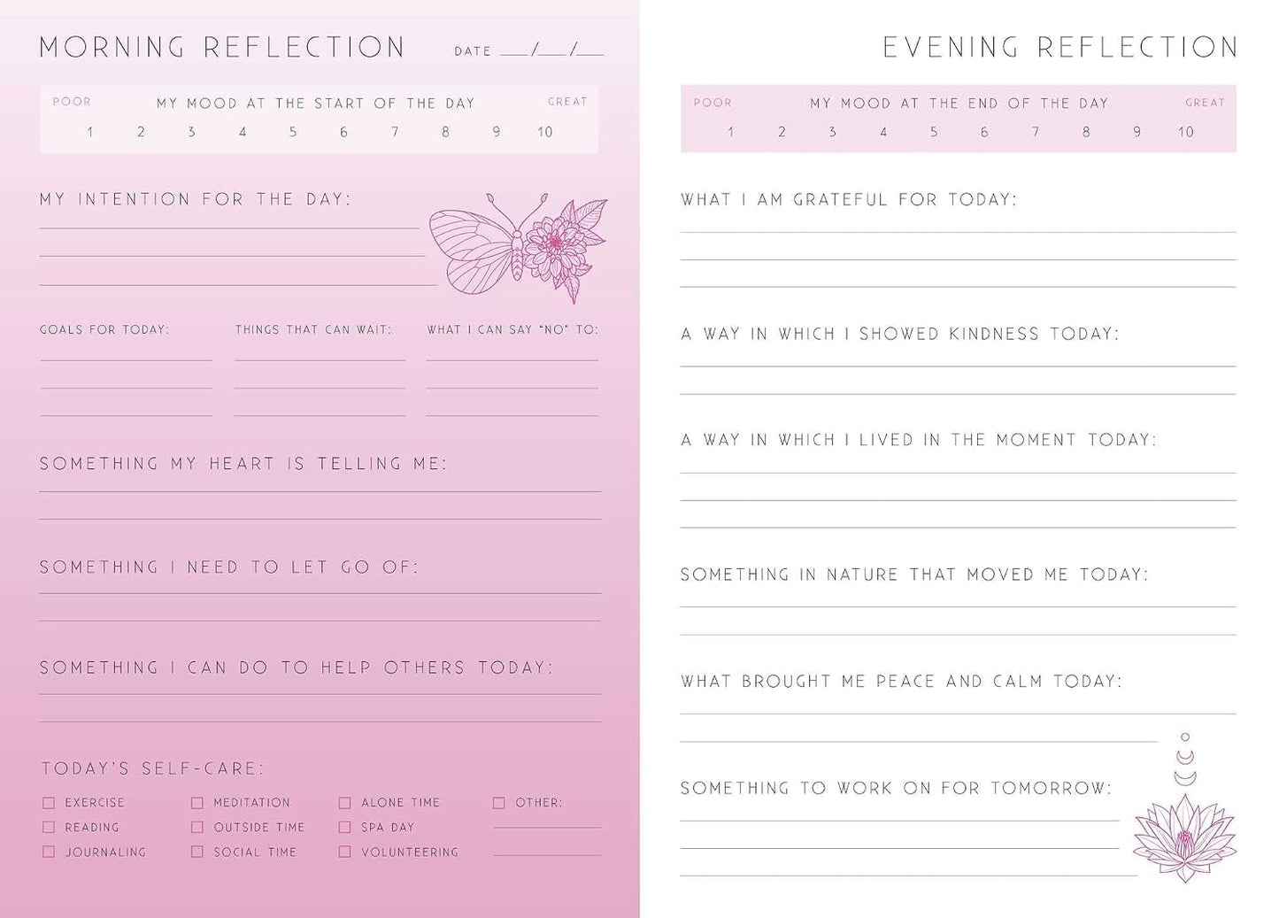 Grace: A Day and Night Reflection Journal (90 Days) (Inner World)