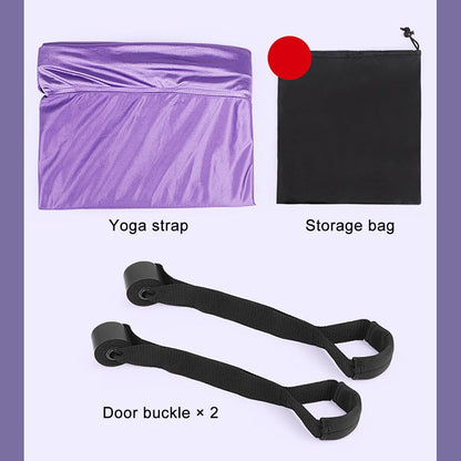 Leg Stretcher Strap/Yoga Fitness Band,Backbend Training Belt with Door Anchor,Flexibility Trainer Leg Stretching Assist Stretch Strap for Dance, Ballet,Gymnastics, Fitness, Aerial Yoga