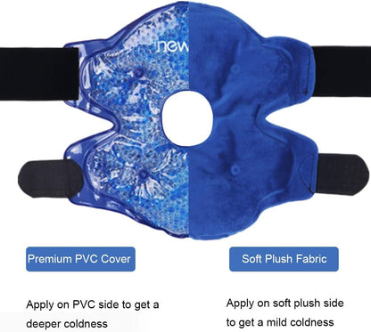 NEWGO Ice Pack for Knee Pain Relief, FSA Eligible, 2 Pack | Cold Therapy Relief, Soothes Knee Replacement Surgery Pain, Arthritis, Swelling, and Bruises