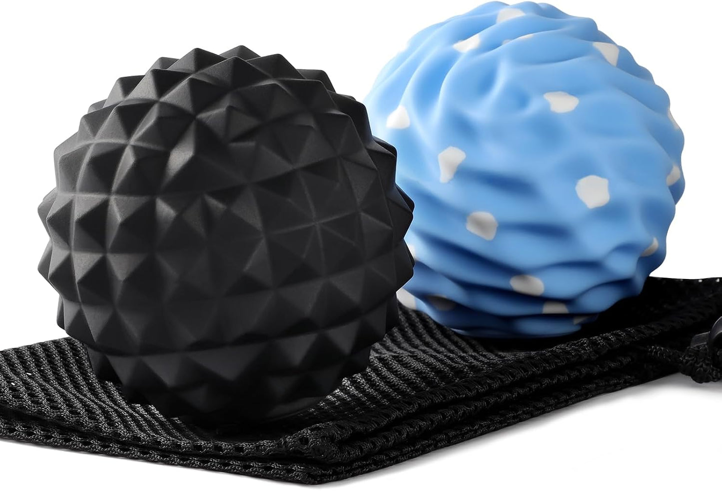 Silicone Lacrosse Balls for Yoga and Myofascial Release - Deep Tissue Massage,Trigger Point Therapy and Foot Plantar Fasciitis,Muscle Knots,Relieving Muscle Pain,Muscle Soreness Balls