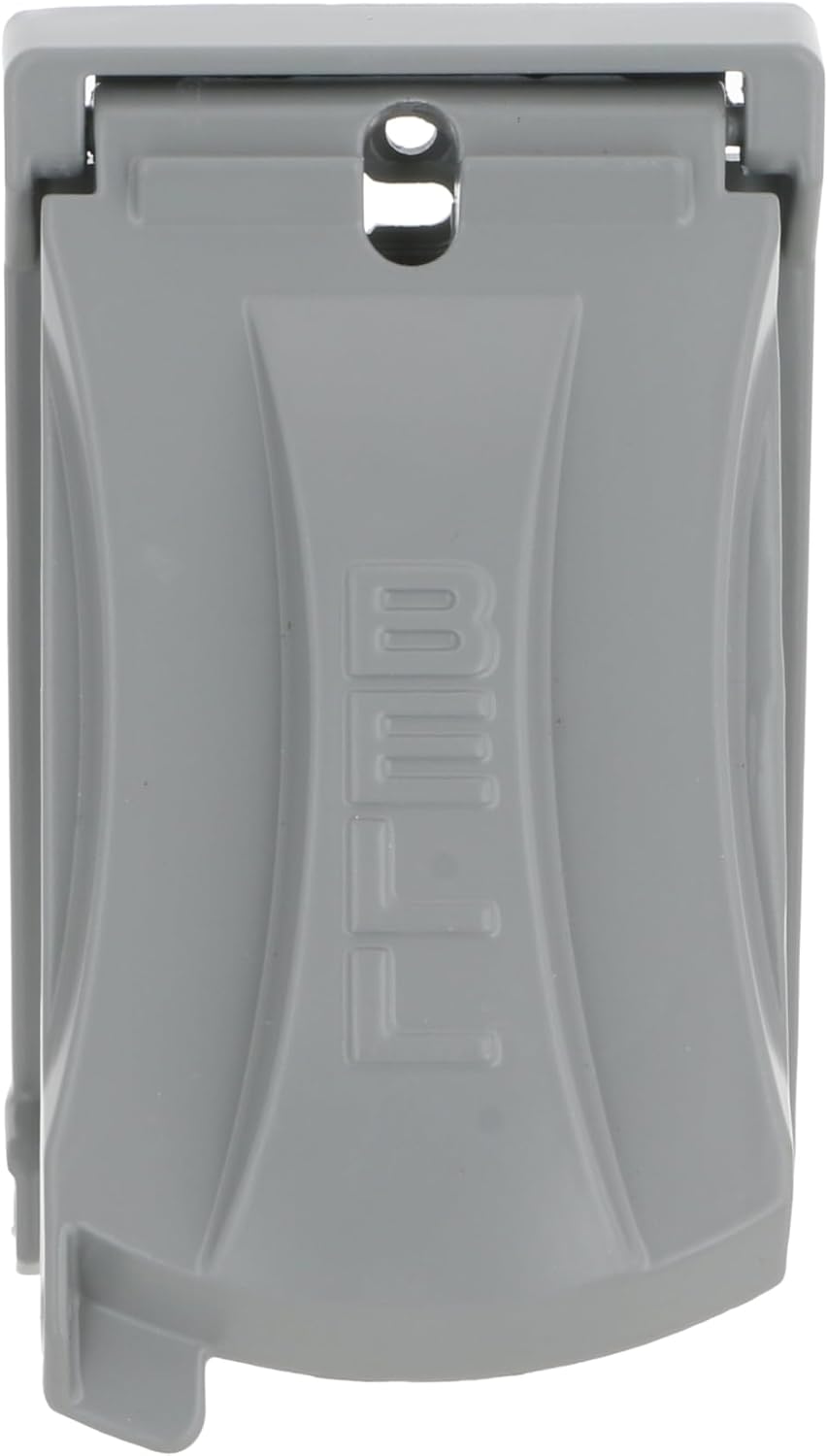 BELL 1-Gang Weatherproof Universal Metal Flip Cover, 12-in-1, Gray