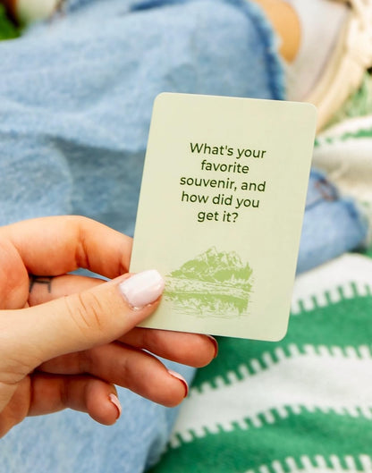 1Canoe2 Conversations Card Game, 50 Cards & Tin (Reading) | 50 Conversation Starter Cards, Decorative Storage Tin, Book Lovers Gift