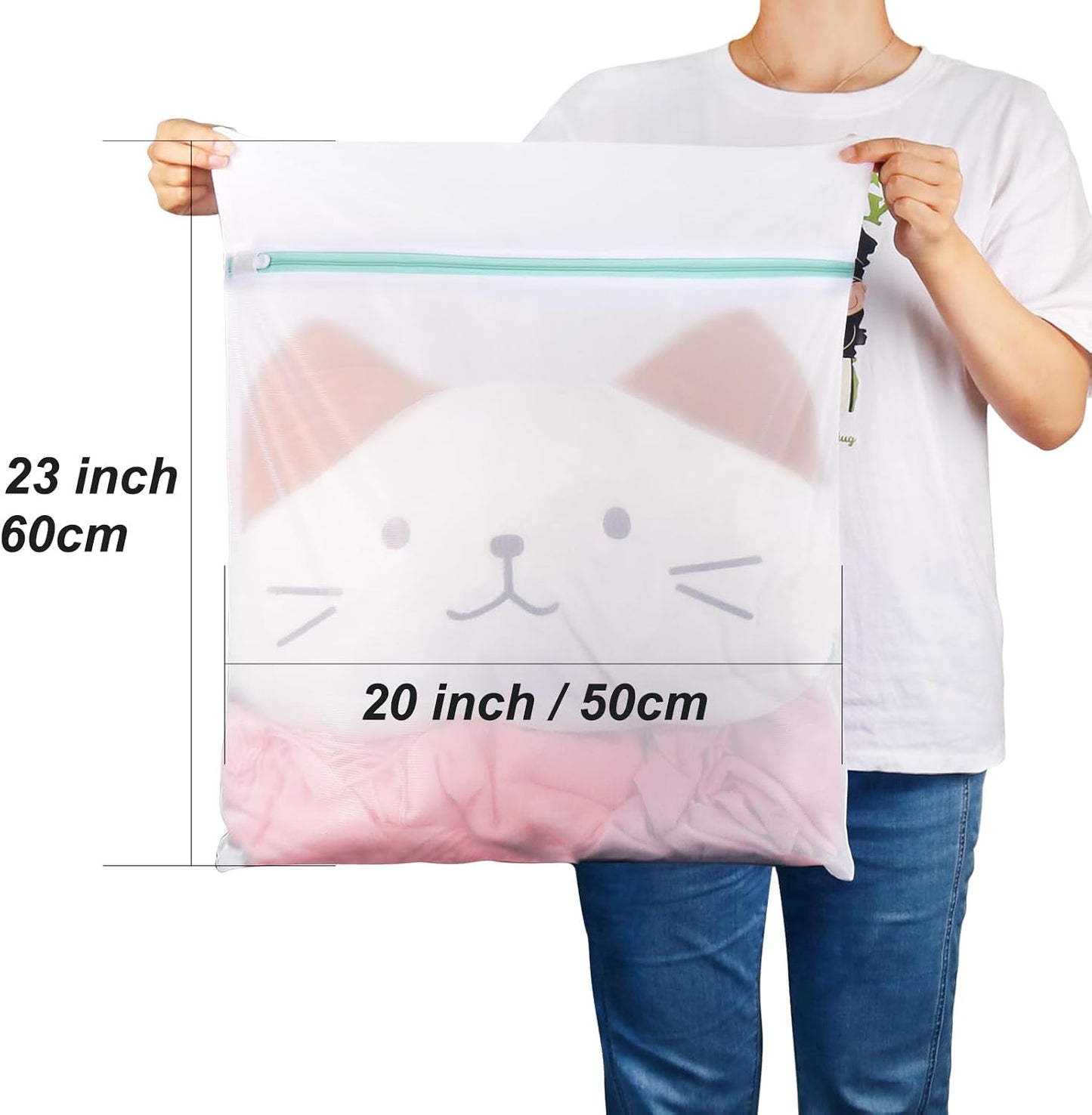 Tenn Well 3Pcs Mesh Laundry Bags For Shoes Sneakers Fits Size 12 | Mesh bags for trainers, tennis shoes, slippers, washing machine safe