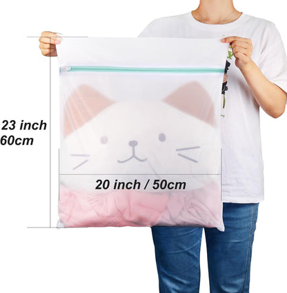 Tenn Well 3Pcs Mesh Laundry Bags For Shoes Sneakers Fits Size 12 | Mesh bags for trainers, tennis shoes, slippers, washing machine safe