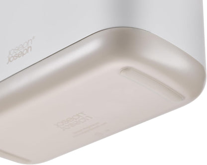 Joseph Joseph Easy-Store - Compact Toothbrush Holder Caddy Bathroom Storage , Grey/White, Regular