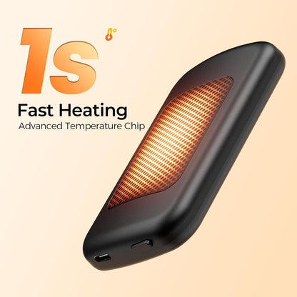 AI Hand Warmers Rechargeable, Real-Time Temp & Battery Display, Electric Hand Warmers, Fast Heating, Fits in Gloves/Pocket, Gifts for Women & Men