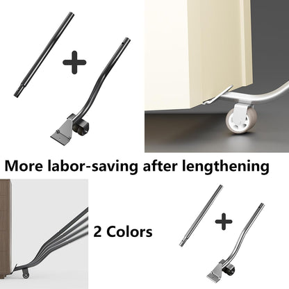 Lengthening Furniture Lifter Tool with Height-Adjustable Base – Ideal for Heavy Furniture Movers Sliders and Wheels Lifts Furniture Easily Without Effort up to 660 lbs (Innovative Lifter - M Sliver)