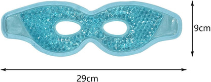 Cold Cooling Eye Mask Hot Cold Compress Eye Mask, Easy to Use,with Eye Holes, Reusable Gel Bead Eye Mask for Eye Bags,Relax,Women, Violet