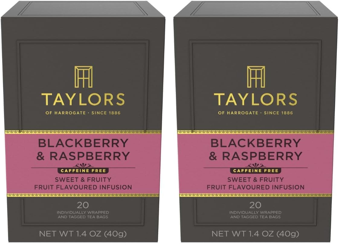Taylors of Harrogate Blackberry & Raspberry Tea Bags, (Pack of 1)