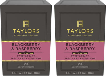 Taylors of Harrogate Blackberry & Raspberry Tea Bags, (Pack of 1)