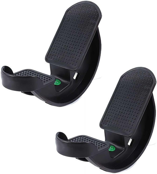 2 Pcs Portable Foot Rocker Calf Stretcher – Blue Plantar Fasciitis Relief Device, Under-Desk Home Office Fitness Stretching Equipment for Ankle Pain Recovery & Flexibility Improvement