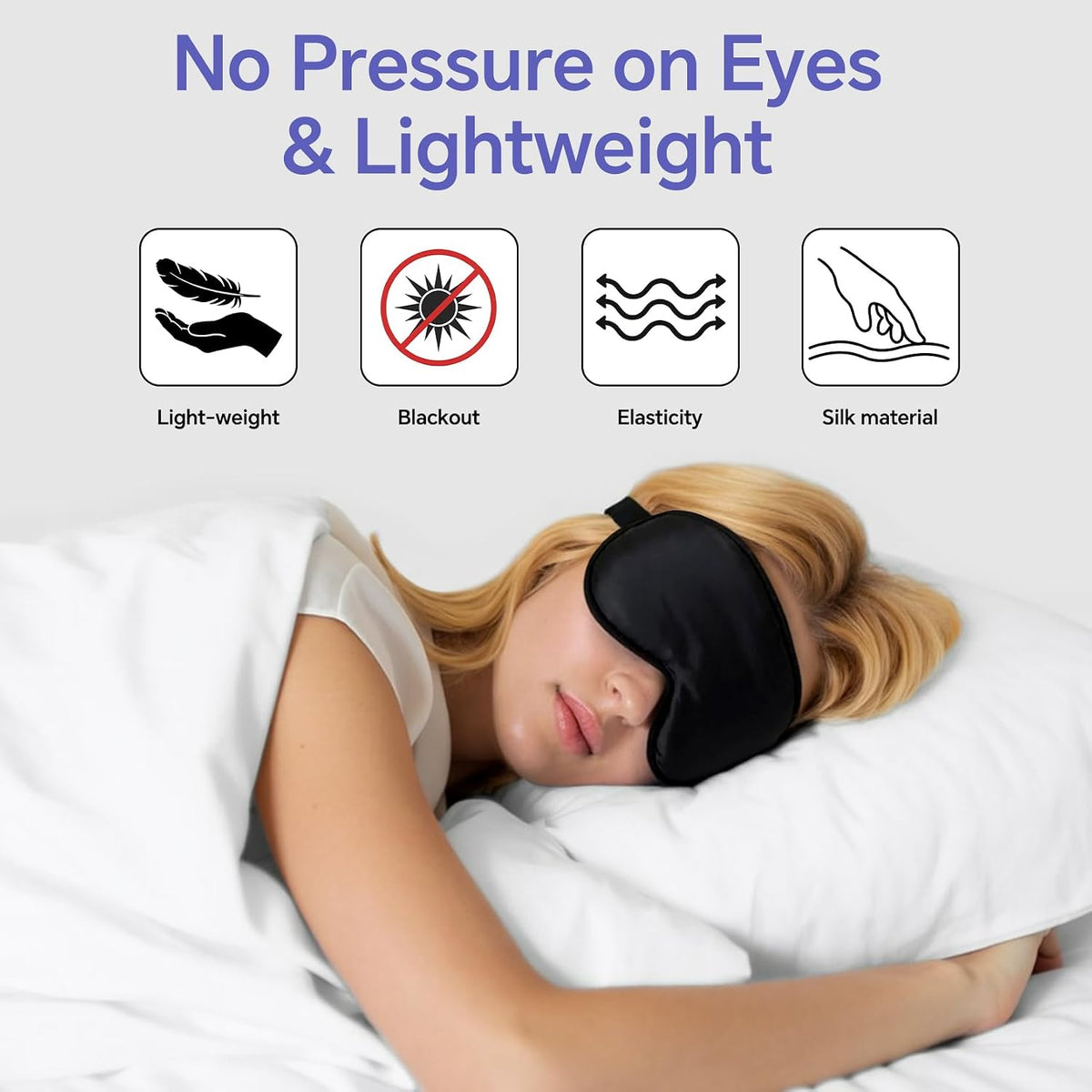 3D Weighted Eye Mask for Lash Extensions, Eye Covers for Sleep