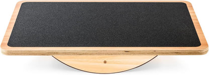 StrongTek Wooden Balance Board, Basic Rocker or Advanced 360° Wobble | Beginner-to-Advanced Options, Non-Slip Surface, Ankle Rehab, Physical Therapy, Core Stability and Balance Training