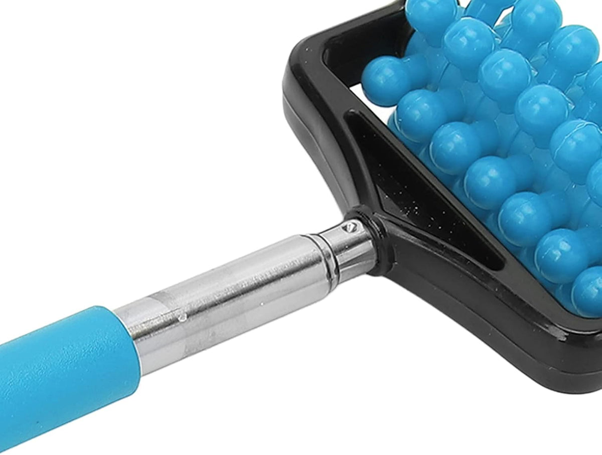 Back Scratchers, Back Massage Roller Massager, Telescopic Roller Massager, Roller Massager Massage ToolsMassage Tools Equipment(Sky Blue)