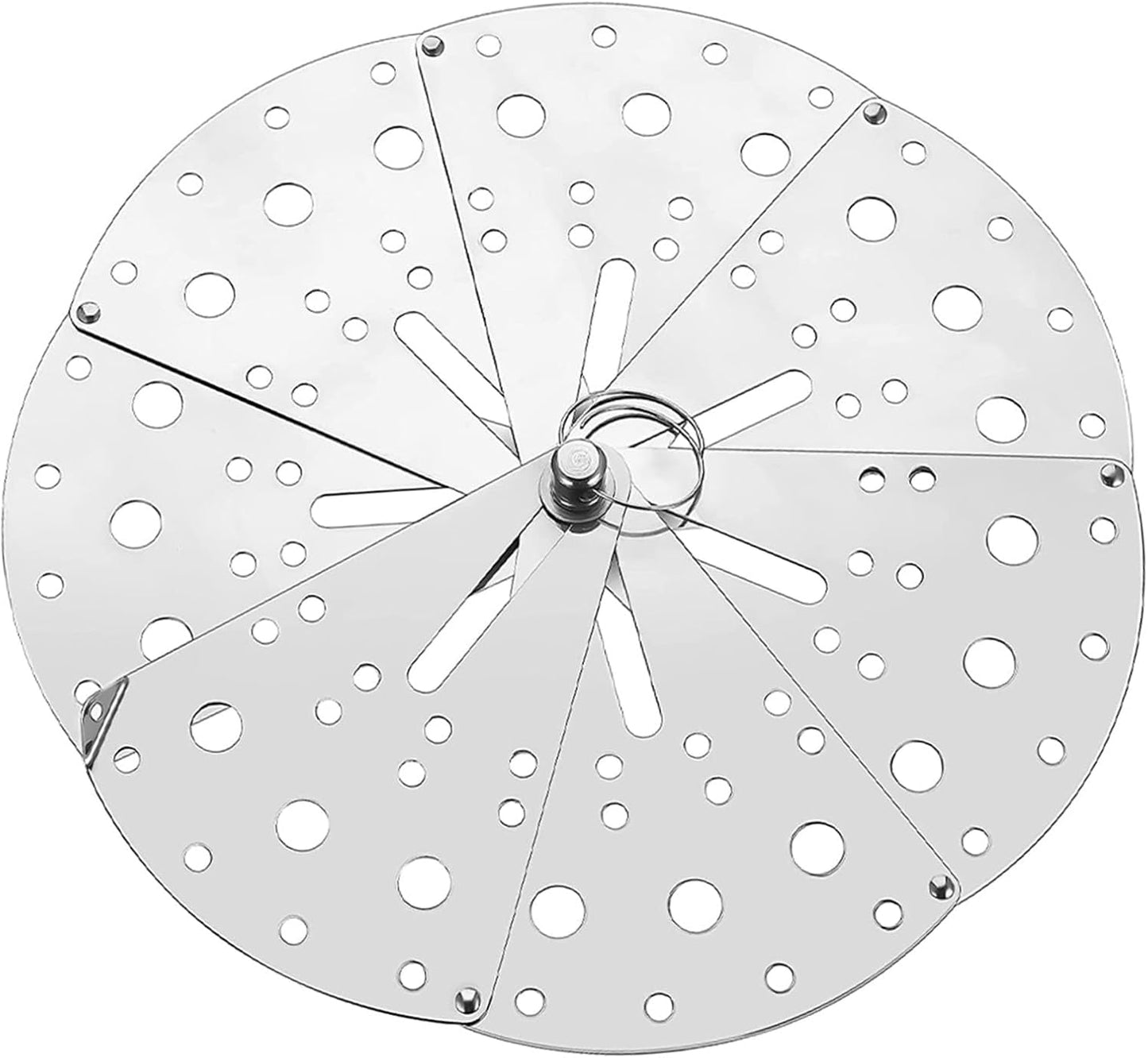 Stainless Steel Adjustable Spill Stopper Lid Multi-function Kitchen Overflow Cover Strainer Lid Anti-spill Household Pot Pan Accessory for Cooking