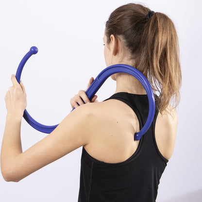 Backnobber II Massager Cane, Cobalt Blue | Deep‑Tissue Self‑Massage Therapy Tool for Neck, Shoulders & Back, Portable, Strong Fiberglass Reinforced Nylon Hook, USA Made