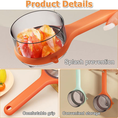 Peeling Knife with Storage Box, Double Sided Vegetable Fruit Peeler, Stainless Steel Blade, Easy to Clean for Cucumber Potato Carrot