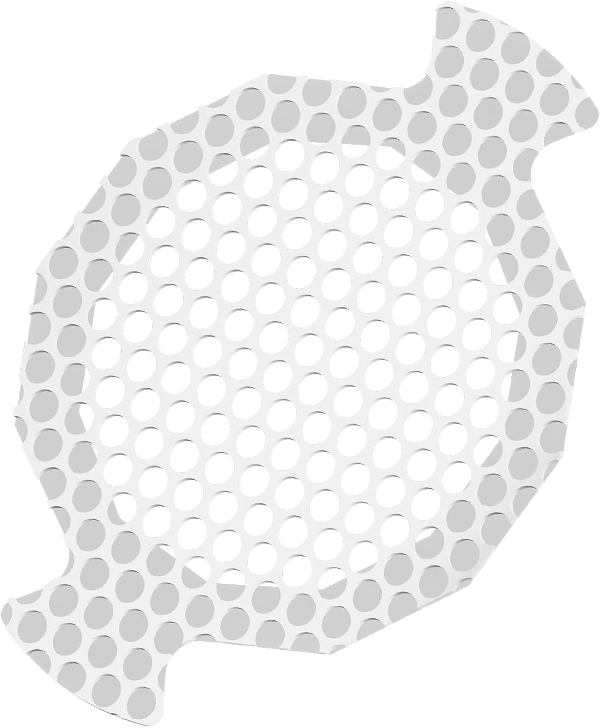 25 Pack, Disposable Shower Drain Hair Catcher Mesh Stickers, Disposable Hair Drain Catcher.(White,4.1inch), Hc2-4.1inRound-25