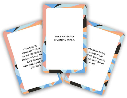 Gift Republic GR700017 Digital Detox Cards,Blue/Multi