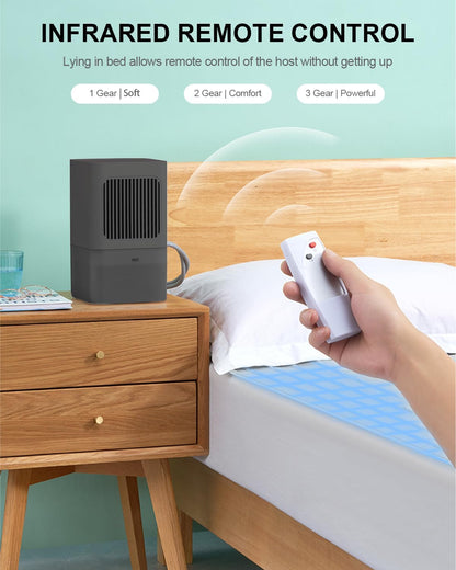 Water Cooling Mattress Pad, Bed Cooling System, Portable Bed Chiller with Remote, Cool Sleep (63"×55.12")