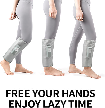 JFT Automatic Leg Massager with Heating - 3-Speed Kneading Air Convection for Women, Calf and Arm Massager for Athletes and Office Workers