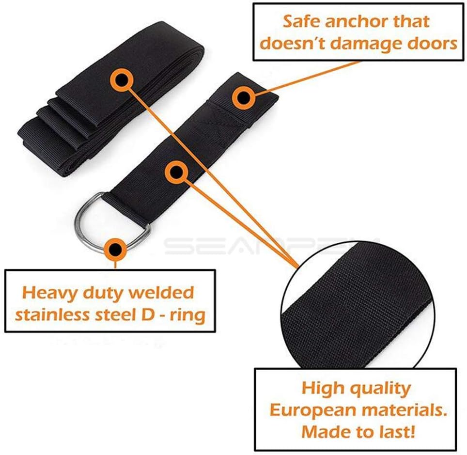 Adjustable Leg Stretcher Lengthen Ballet Stretch Band - Easy Install on Door Flexibility Stretching Leg Strap Great Cheer Dance Gymnastics Trainer Stretching Equipment Taekwondo Training