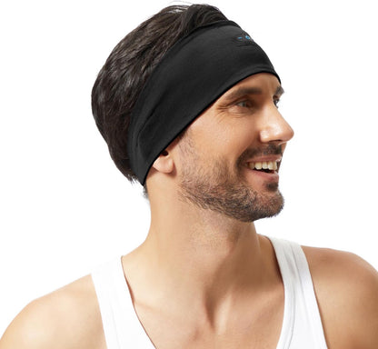 BORAYDA 2-Pack Bluetooth Headband, Bluetooth 5.4 Sleeping Headphones,18 Hours Play Time,HD Stereo, Built-in Microphone, Workout, Running, Sports, Men/Women Giftv