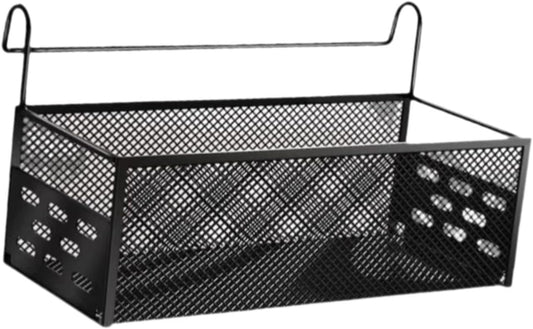 Dorm Bed Shelf Bunk Bed Organizer Shelf Bedside Hanging Organizer for Phone Office Tissues Dorm Bunk, Black