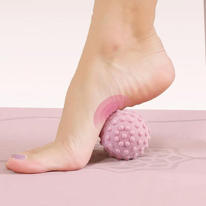 WOVTE Massage Lacrosse Ball Therapy for Sore Muscles Myofascial Release | Shoulders, Neck, Back, Foot, Body, Deep Tissue, Trigger Point, Muscle Knots, Yoga