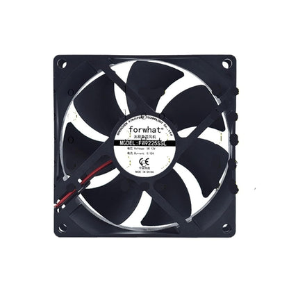 9225 9CM 12V24V48V Dual Ball Bearing Welding Machine Computer case Silent Cooling Fan(White)