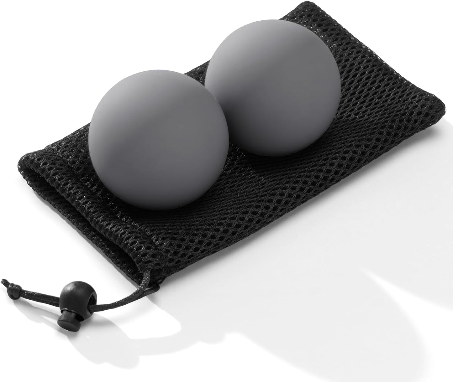 SUBCULTUREPICK Massage Lacrosse Balls for Myofascial Release,Yoga Deep Tissue Massage,Trigger Point Therapy and Foot Plantar Fasciitis,Muscle Soreness Massager Ball (2 Packs) (Black)