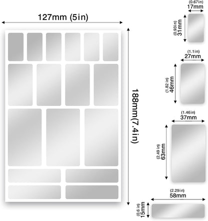 JIEHENG 170Pcs White Removable Labels for Jars with 2 Liquid Chalk Marker | Easy peel off,Self Adhesion Labels stickers for Storage Bins,Food Containers