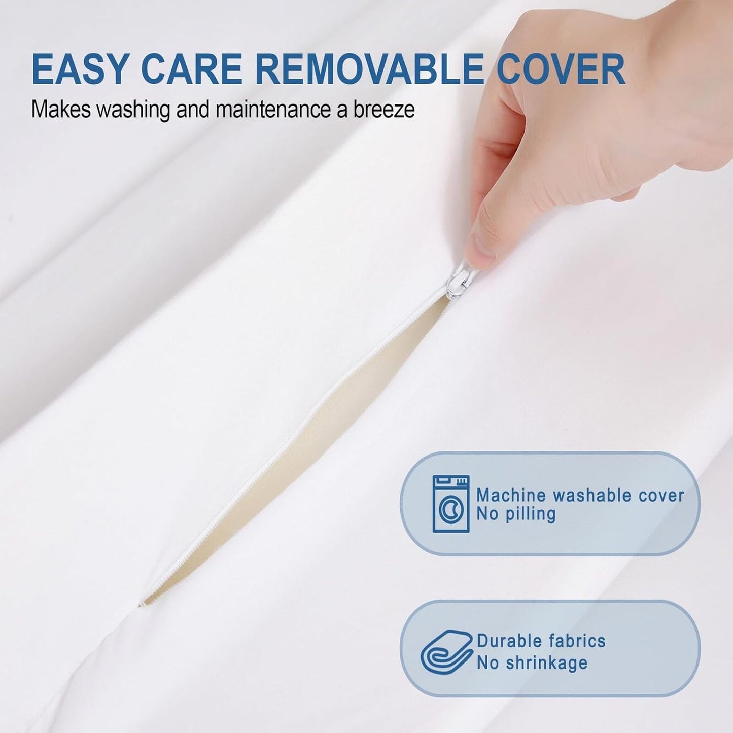 Vekkia Split King Gap Filler for Adjustable Bed,Twin to King Bed Converter Kit,Bed Bridge Twin to King,Mattress Connector with Washable Cover,for Guests Stayovers,Family Room(75in×10in) | Firm Support Twin to King Converter, Bed Bridge Fits 1.5”-3”Gaps,