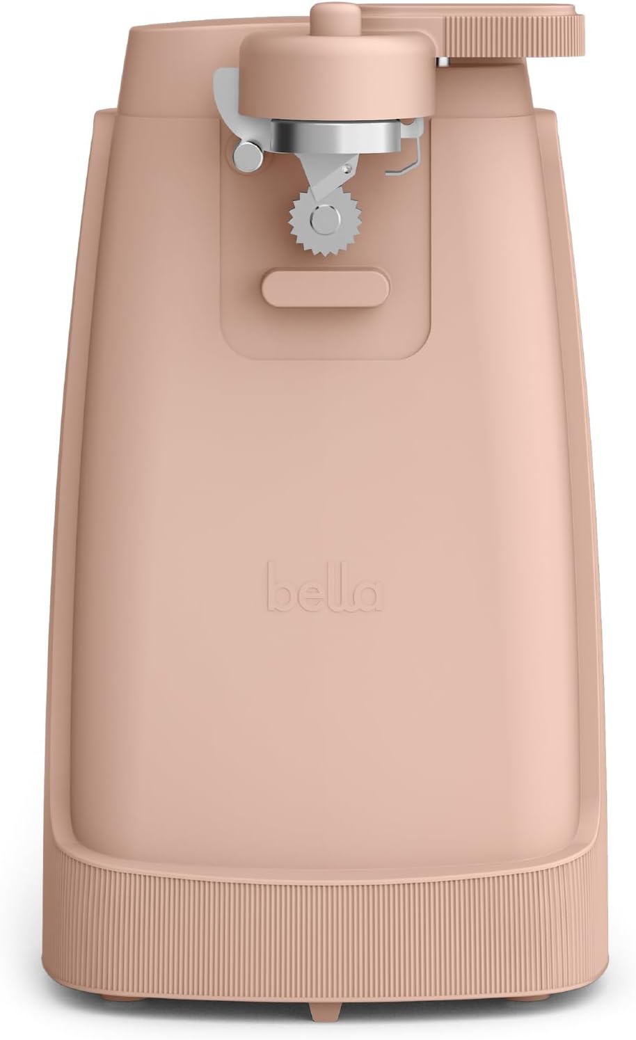 bella Automatic Can Opener, Hands Free, Battery Operated, Cordless, Stainless steel blade to open any Size Can with Magnet to Safely Remove Lid, Seamless Opening Decreases Sharp Edges, Slate