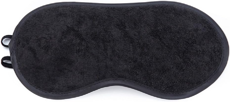 Sleep Mask Set Pack of 3, Microfiber Terry Cloth Lightweight Comfortable, Soft, Adjustable Eye Masks for Sleeping, Shift Work, Naps, Travel Night Blindfold Eyeshade for Men Women, Black/Blue/Pink