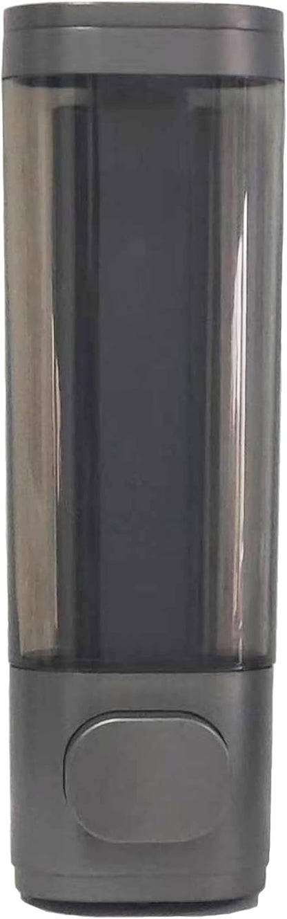 Wall Mounted Hand Soap Dispenser, 1 Chamber, 10oz/300ml Single Black Shampoo and Conditioner Dispenser, Bathroom Shower Dispenser Gel Container Dispenser and Organizer for Bathroom Kitchen Hotel