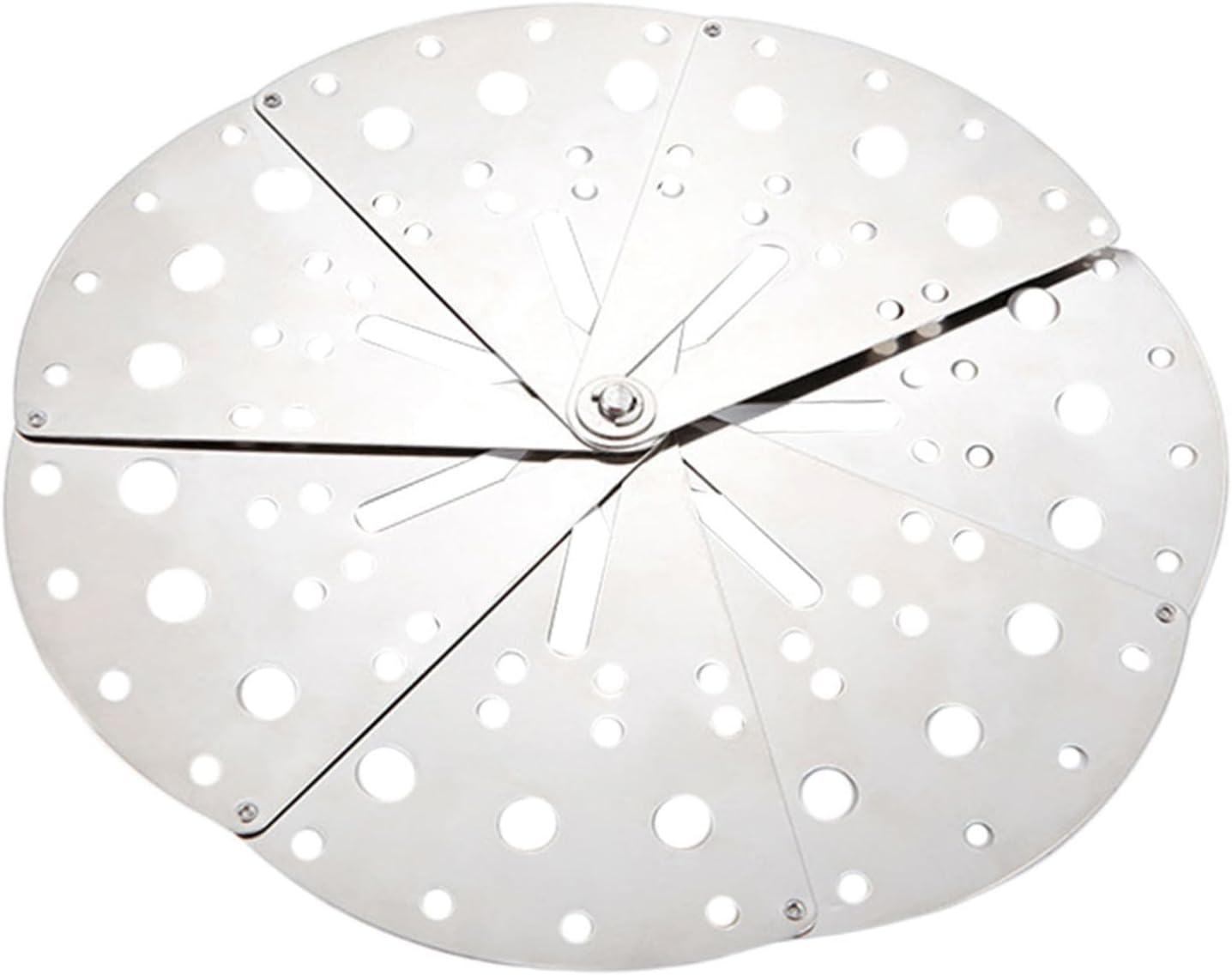 Adjustable Food-grade Stainless Steel Anti-spill Cover Lid with Filter Household Overflow Stopper for Pots Easy-clean Multifunctional Kitchen Spill Stopper