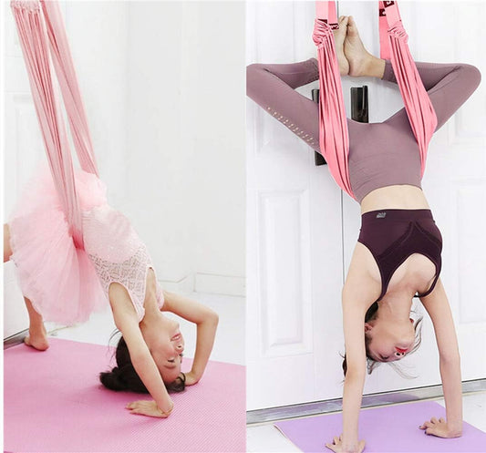 TOCO FREIDO Waist Back Leg Stretch Strap/Yoga Fitness Band, Leg Stretching Assist Trainer, Yoga Stretcher, Back Bend Split Inversion Strap for Fitness, Dance, Ballet, Gymnastics