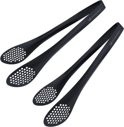 MSY BIGSUNNY 9 inch Buffet Tongs, Set of 2 Stainless Steel Food Serving Tongs