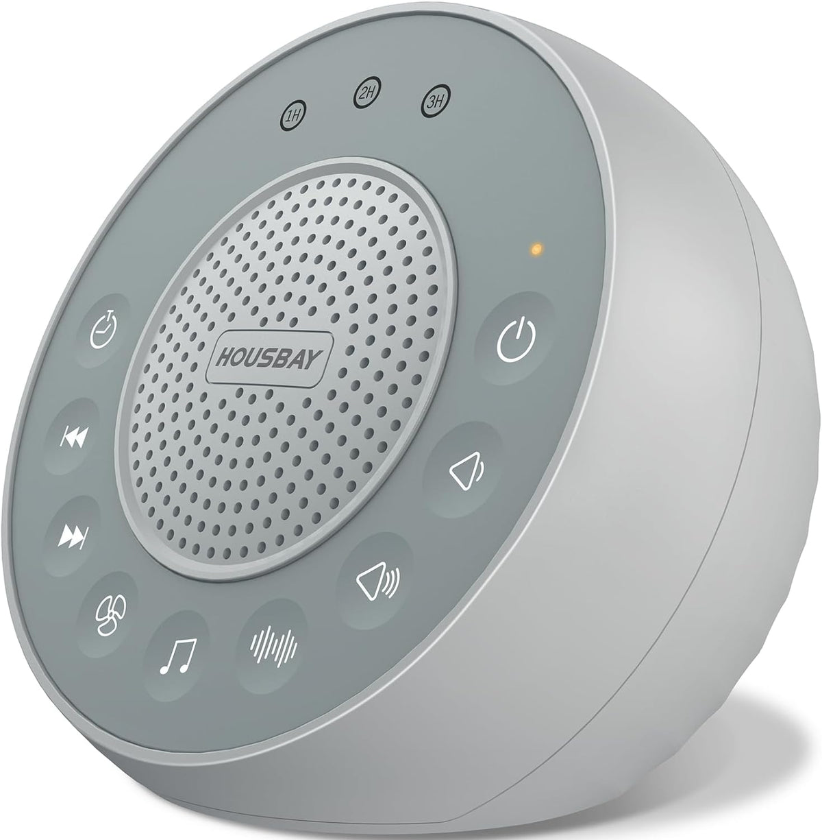 Housbay White Noise Machine with 31 Soothing Sounds, 5W Loud Stereo Sound, Auto-Off Timer, Adjustable Volume, Sleep Sound Machine for Baby, Kid, Adult -Wood Grain