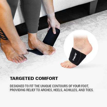 Tuli’s Foot Therapy Wrap, Ice/Heat Pack for Plantar Fasciitis, One Size | Heel, Foot, Arch Pain