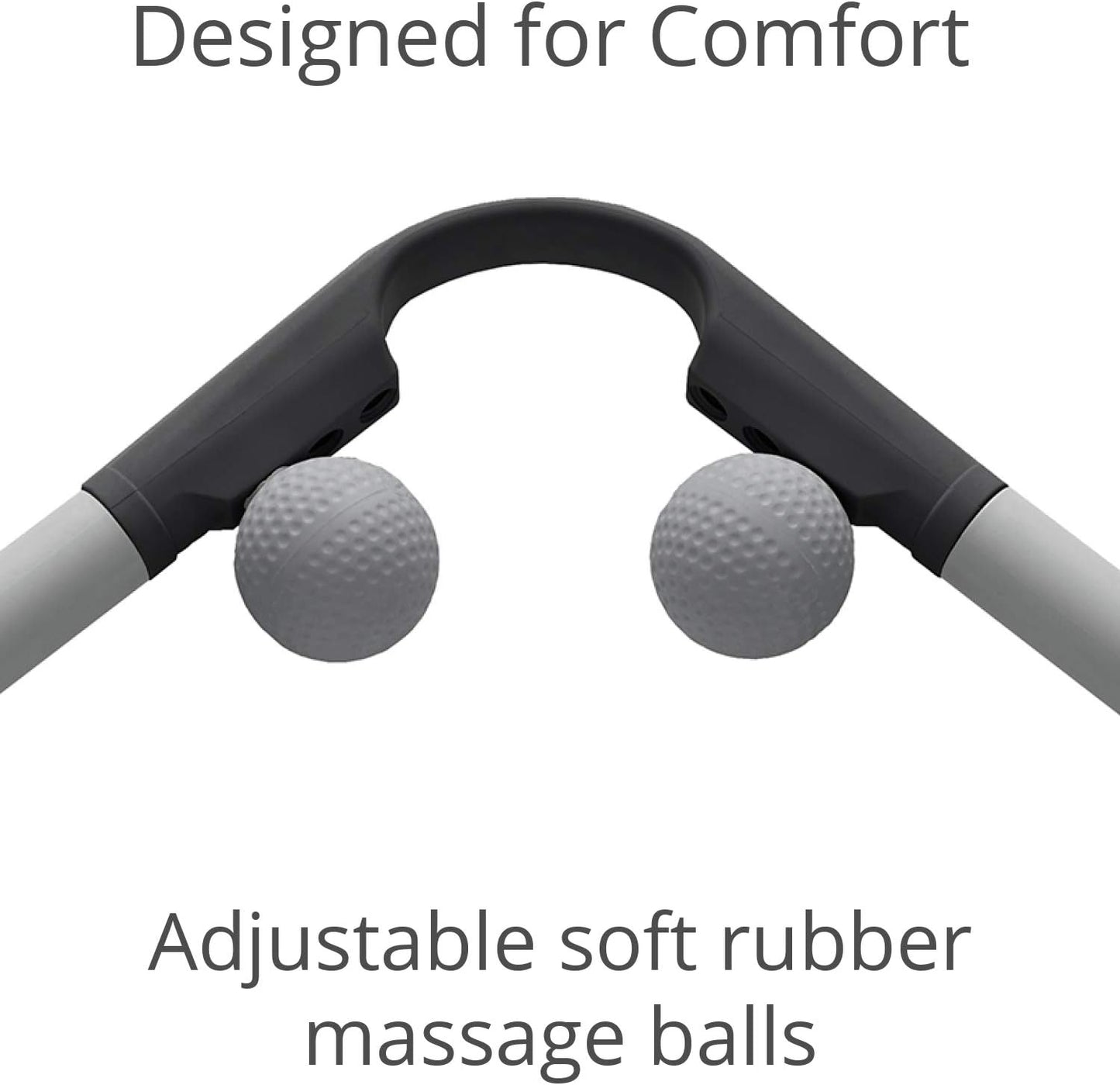 Body Back AccuMassage Tool - Neck Massager for Pain Relief Deep Tissue | FSA Eligible Dual Pressure Point Massage Tool, Easy Assembly Golf Ball, Shiatsu Neck Massager for Deep Tissue Pain Relief