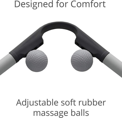 Body Back AccuMassage Tool - Neck Massager for Pain Relief Deep Tissue | FSA Eligible Dual Pressure Point Massage Tool, Easy Assembly Golf Ball, Shiatsu Neck Massager for Deep Tissue Pain Relief