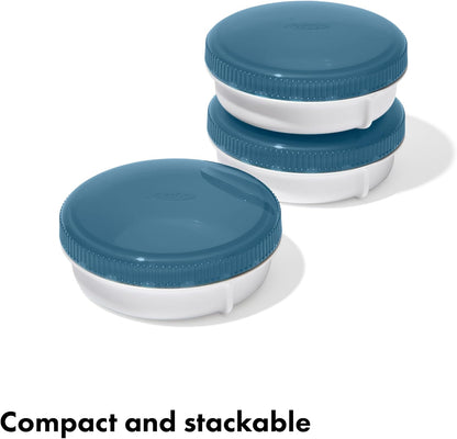 OXO Good Grips Prep and Go Container With Colander - Ocean Blue