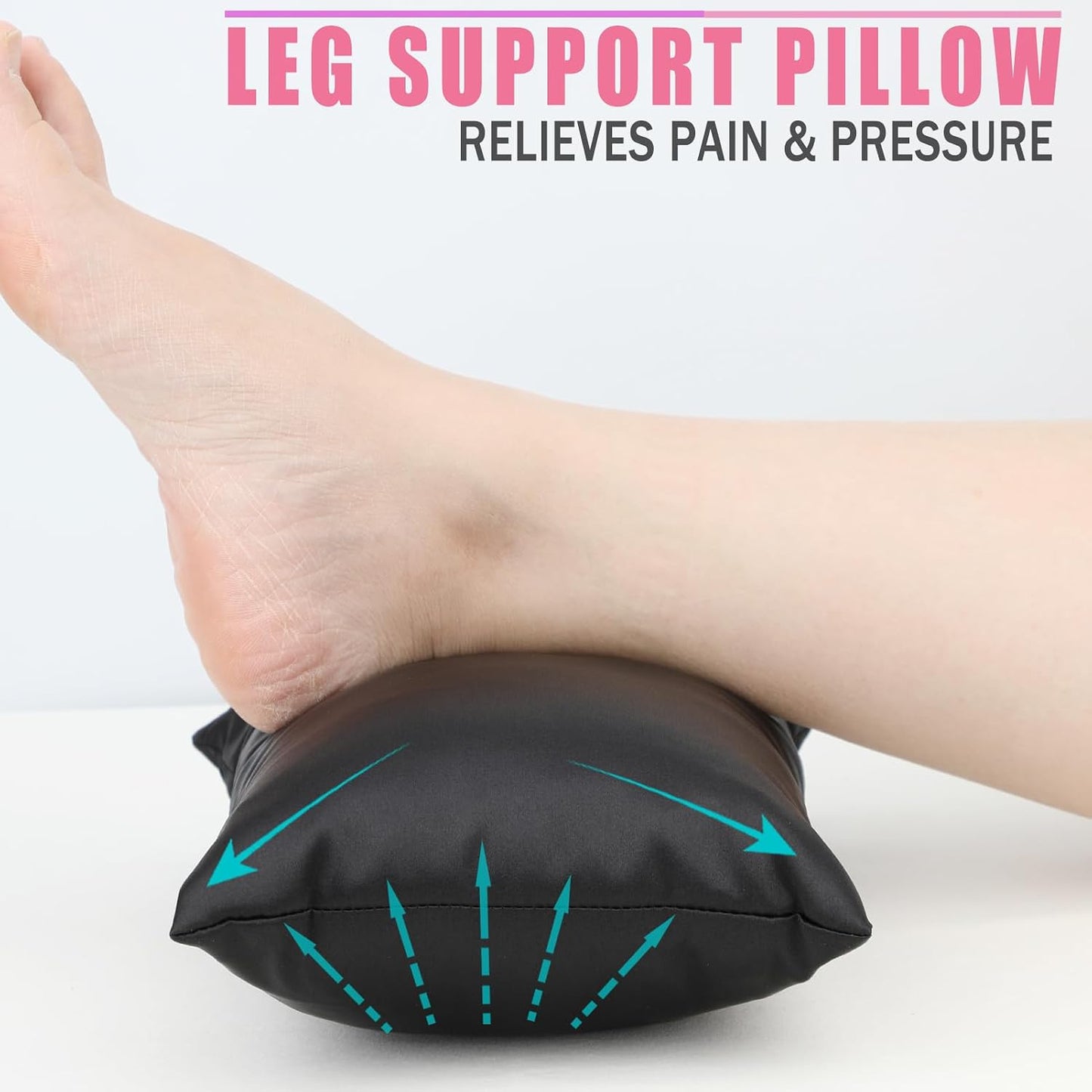 Comfortable Padding Knee Pillow for Side Sleepers Leg Support Pillows Hip Replacement Back Pain Relief Pressure off After Surgery between Thighs Joints Side Sleeping Men Women, Painting Flower