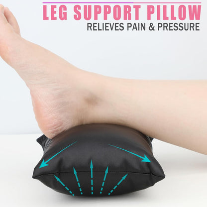 Comfortable Padding Knee Pillow for Side Sleepers Leg Support Pillows Hip Replacement Back Pain Relief Pressure off After Surgery between Thighs Joints Side Sleeping Men Women, Painting Flower