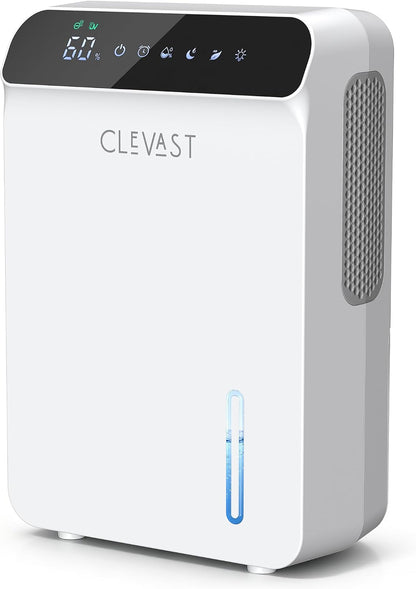 Small Dehumidifier for Bathroom, Bedroom, Quiet Operation, Portable | 30 oz Water Tank, Auto Shut-Off, Compact Mini Ultra-Quiet 24dB Dehumidifier for Closet, Camper & Small Spaces