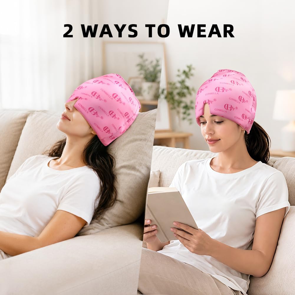 Migraine Relief Cap, Soothing Headache Ice Face Mask Products