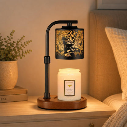 kobodon Candle Warmer Lamp with Timer Dragonfly Electric Candle Lamp Warmer