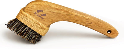 All-Natural Grout Brush Set | Wooden Cleaning Brush for Tile and Floor | Durable Floor Scrubber for Bathroom and Kitchen | Eco-Friendly Household Cleaning Tools